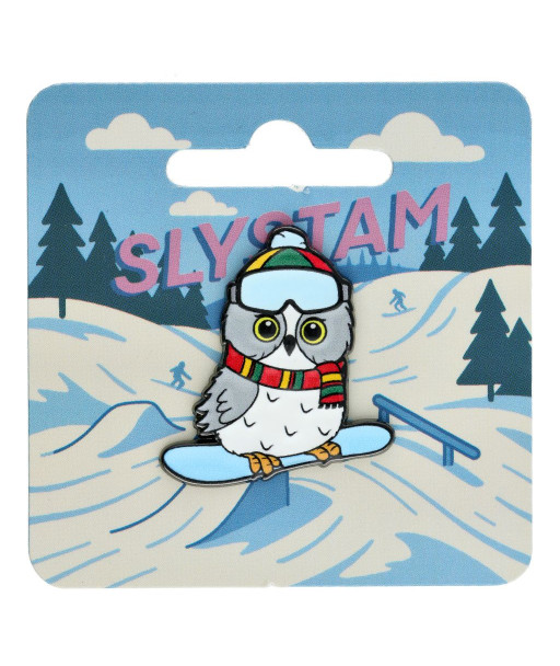 Ženkliukas pelėdžiukas ant snieglentės